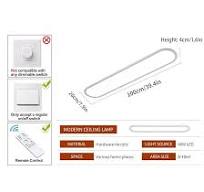 Amazon.com: Ganeed Lámpara de techo LED regulable de 39.4 pulgadas,  lámparas de techo largas de alto brillo, 3000-6000 K seleccionables,  moderna, ...