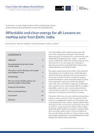 Innovation for a flexible, digital and decentralised energy system. Pdf Affordable And Clean Energy For All Lessons On Rooftop Solar From Delhi India