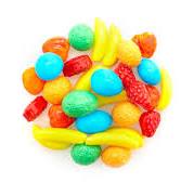mini fruit mix, pressed candy