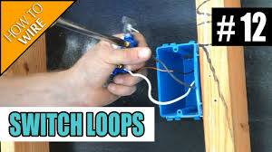 The third (white) wire in the 14/3 is connected up as to just pass. Episode 12 How To Wire A Switch Loop Electrician U