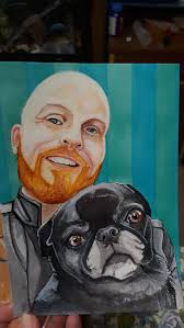 Some of my recent line art pet portraits 🥰💖