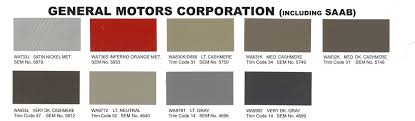 Interior Upholstery Paint Gm