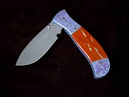 This knife is a 100 % handmade damascus steel with micarta composite handle grips. Handmade And Custom Knife Style By Jay Fisher