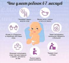 Razvitie Rebenka V 7 Mesyacev Navyki Rost I Ves Pitanie Zanyatiya S Malyshom