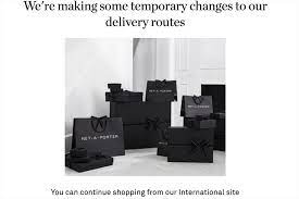 Shop designer fashion online at mr porter. Update Net A Porter Reopens Us Shopping Sites Amid Coronavirus Footwear News