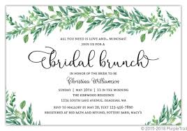 When planning her baby shower with weighing the pros and cons of inviting children to your wedding. Gorgeous Greenery Bridal Shower Invite Bridal Shower Invitations