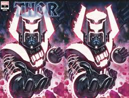 First off, you'll be wanting to know where galactus is. Thor 7 Ssco Skan Srisuwan Black Winter Galactus Trade Dress Virgin Variant Set