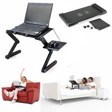360 Foldable Laptop Notebook Ergonomic Desk Table Fans Stand Portable Desk Bed Sofa Tray Walmart Com Bed Desk Portable Desk Ergonomic Desk