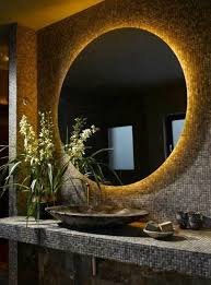 Comment Choisir Le Luminaire Pour Salle De Bain Miroir Salle De Bain Miroir Rond Salle De Bains Salle De Bain Simple