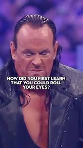 The Undertaker started rolling his eyes by accident 😱 #wwe #wrestling  #undertaker