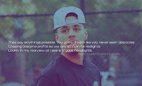 Cole tries to answer all these questions with his single, crooked smile. sure, the track actually does make mention of his literally crooked smile, but his intent was for a grander scheme. Girl Of My Dreams J Cole Quotes Quotesgram
