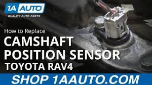 Both of the cam position sensors are on the rear of the block. Toyota Lexus Scion Camshaft Position Sensor Diy Solutions