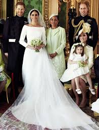 Meghan markle's wedding ceremony look. Meghan Markle Wedding Dress Kate Middleton Designer Reveals This About The Gown Express Co Uk