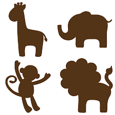 Espresso Brown Jungle Animal Wall Art Will Match With Any Decor And Is Especially Chic In A Nursery These W Elephant Silhouette Giraffe Silhouette Baby Decals Simple elephant silhouette at getdrawings | free download. pinterest