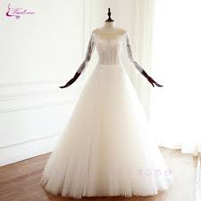 Abiti da sposa semplici, da principessa, stile impero, abiti da sposa. Waulizane Una Linea Di Colore Avorio Abito Da Sposa Con Cristalli Elegante Di Lunghezza Del Pavimento Da Sposa Abiti Da Sposa Lace Up Chiusura Abiti Da Sposa Aliexpress