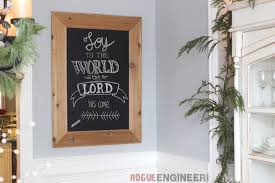 So, to all of you who requested it, your wish has been granted! Diy Cedar Framed Magnetic Chalkboard Free Plans