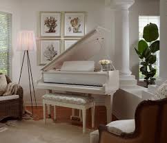 The In Home Piano You Don T Have To Play It For It To Be Pretty Piano Room Decor Grand Piano Room Piano Living Rooms
