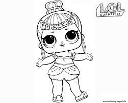 Free cool coloring pages for downloading and printing. Big Sister Lol Doll Coloring Sheets