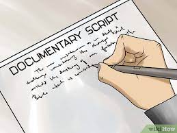 There's no single way to make a documentary script. How To Make A Short Documentary Film With Pictures Wikihow