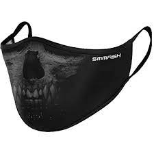Smmash Mundschutz Maske Wiederverwendbar Hochwertiges Gesichtsmaske Waschbar Multifunktional Trainingsmaske Fur Radfahren Laufen Staubschut Face Gear Face Mask