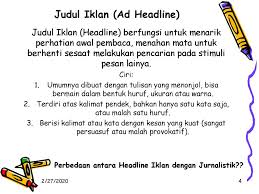 Koran artikel potongan yang dimuat pada media cetak menjadi bukti fisik pada saat mengajukan bahan kenaikan pangkat dari seorang guru. Anatomi Iklan Media Cetak Ppt Download