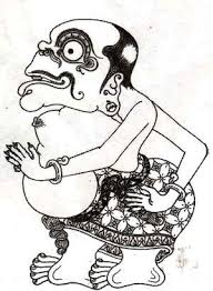 Izarnazar mewarnai sketsa gambar wayang. Bagong Negeri Wayang