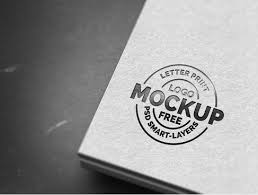 Download Free Psd Files Paper Letterpress Logo Mockup Logo Mockup Free Logo Mockup Psd Free Logo Mockup
