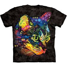 Mysterio Gaze T Shirt The Mountain Cute Cat Dean Russo Art Kitten Face Tee New Kedi