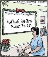 New Year S Eve Party In The Nursing Home New Years Eve Quotes Funny New Year New Year Cartoon