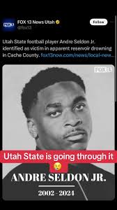 Utah State announces that football player Andre Seldon Jr passed away last  night #andreseldonjr #blakeanderson #rip @Utahstate @ESPN @ABC News  @nbcnews @bleacherreport @NCAA