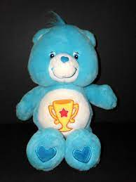 Care Bear Champ Bear Plush Stuffed 13 Blue With Trophy Bear Plush Care Bears Stuffed Animals Care Bear