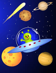Download this free vector about cute spaceship cartoon startup infographic, and discover more than 13 million professional graphic resources on freepik. Cute Alien In The Spaceship Stock Vector Colourbox