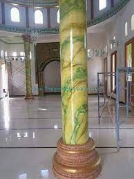 Contoh Motif Cat Wash Tiang Pilar Cat Marmer Jasa Pengecatan Dekoratif Dinding Gambar Dinding Lukisan Batu