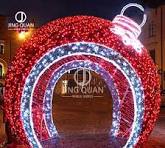 [Hot Item] Christmas Decorations Light Outdoor LED Motif Lights 3D Arch  Balls Lighting Customizable Colorful Adornment
