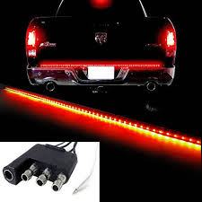 Ijdmtoy Red White 60 Trunk Tailgate Tail Gate Led Light Bar For Backup Reverse Brake Turn Signal Light Functions For Ford Gmc Chevy Dodge Toyota Nissan Honda Truck Suv 4x4 Walmart Com
