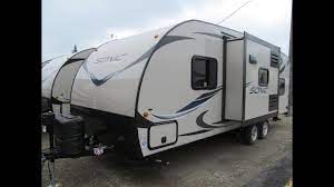 A bunkhouse travel trailer or bunkhouse rv refers to a specific type of floor plan that has a room with two or more bunk beds. Sonic 234vbh Travel Trailer Lightest Quad Bunk Available 4 230 Lbs Dry Circle K Rvs Youtube