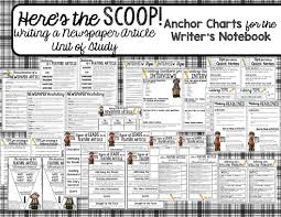 Newspaper Article Writing Unit Here S The Scoop Writing School Writing Units Student Newspaper