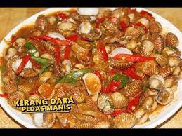 Masak kerang dara rebus itu emang gampang. Resep Memasak Kerang Dara Pedas Manis Mudah Enak Dan Sedap Ala Zasanah Youtube