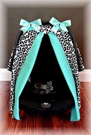 Car Seat Canopy Car Seat Cover Cheetah Teal By Jaydenandolivia Asientos De Coche De Bebe The Babys Nuevos Bebes