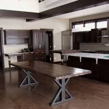 Custom Modern Rustic Table With Steel And Barn Wood Dun4me Is The Marketplace For Custom Made Items Bui With Images Metal Dining Table Welded Furniture Wood Dining Table