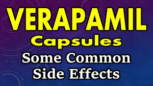 Hair loss appears to be a rare complaint in people taking verapamil hydrochloride. Verapamil Side Effect Side Effect Of Verapamil Capsules Verapamil Capsules Side Effects Youtube