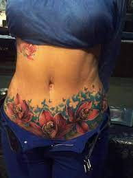 Tattoo Flower Hip Belt Belly Ideas Tattoo Designs Belly Tattoos Waist Tattoos Lower Belly Tattoos
