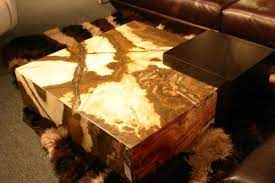 This item is made from natural stone. Onyx Coffee Table Onyx Table Creative Furniture Center Table