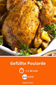 Gefullte Poularde Rezept Gerichte Mit Hahnchen Rezepte Lebensmittel Essen