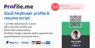 How to show your promotion on a resume. Exceptional Profile Me Saas Multiuser Profile Resume Vcard Script By Codericks