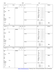 Nursing Shift Worksheets Nursing Nurse Brain Sheet Med For Nurse Shift Report Sheet Template Nurse Report Sheet Nurse Brain Sheet Icu Nurse Report Sheet