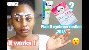 I almost never wax anymore because i find it always gives me ingrown hairs. Nair Hair Removal Cream On My Eyebrows New 2018 Youtube