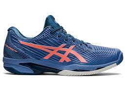 Men's SOLUTION SPEED FF | Blue Harmony/Guava | Tennis Shoes | ASICS