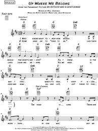 ↑ back to top | tablatures and chords for acoustic guitar and electric guitar, ukulele, drums are parodies/interpretations of the original songs. Joe Cocker Up Where We Belong Sheet Music Leadsheet In D Major Download Print Sku Mn0128866