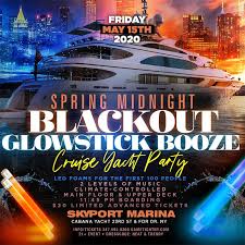 Nyc Spring Midnite Glowsticks Blackout Booze Cruise Yacht Party In 2020 Booze Cruise Yacht Party Cruise